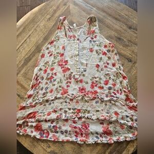 Free People Floral Top